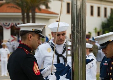 2025 NAVSTA Rota Flag Raising Ceremony