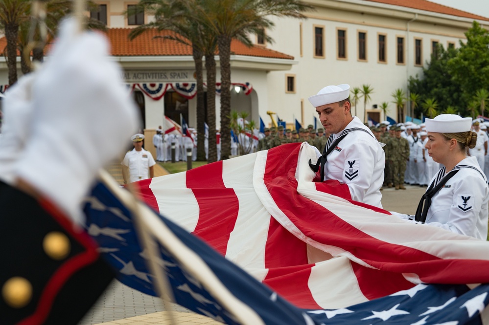2025 NAVSTA Rota Flag Raising Ceremony