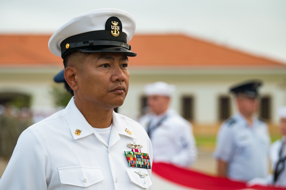 2025 NAVSTA Rota Flag Raising Ceremony