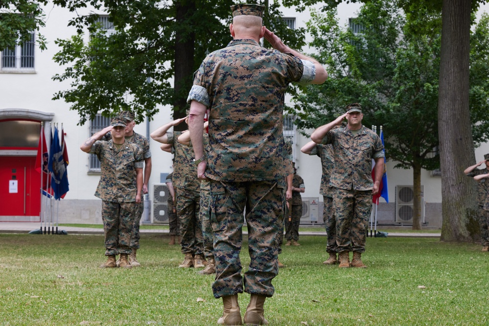 U.S. Marine Corps Forces Europe and Africa Change of Command