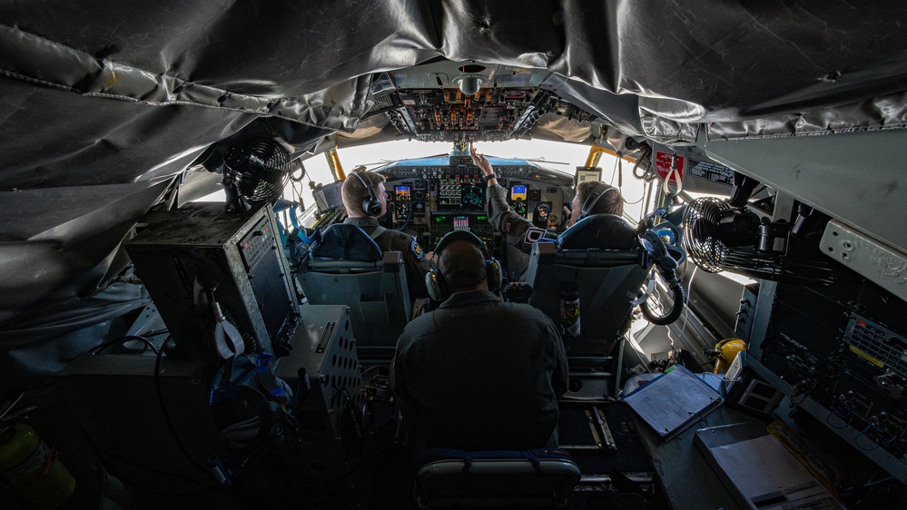 351st ARS Refuels NATO AWACS