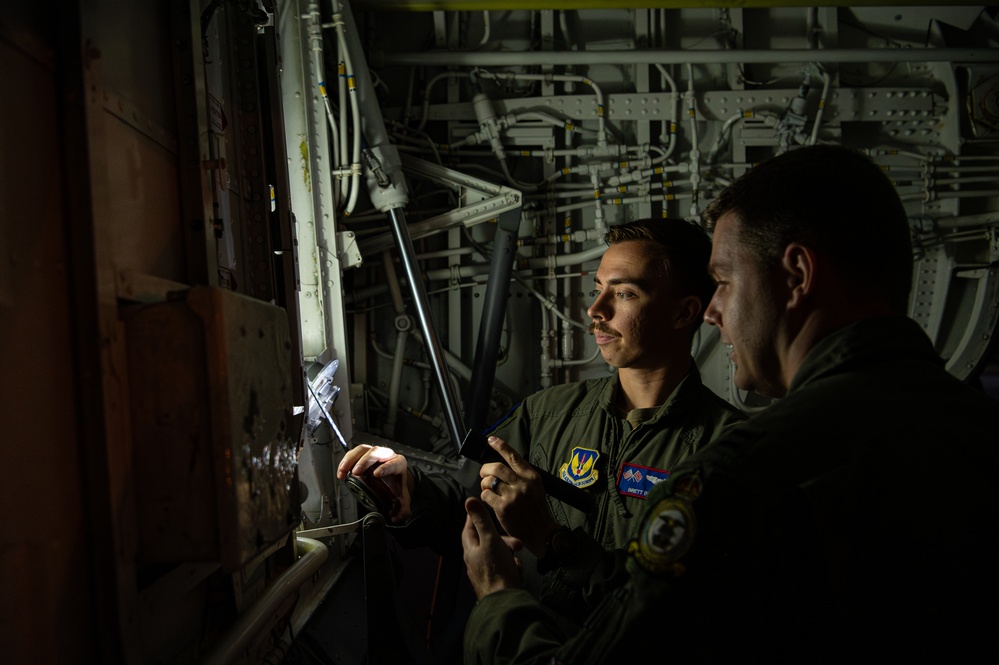 351st ARS Refuels NATO AWACS