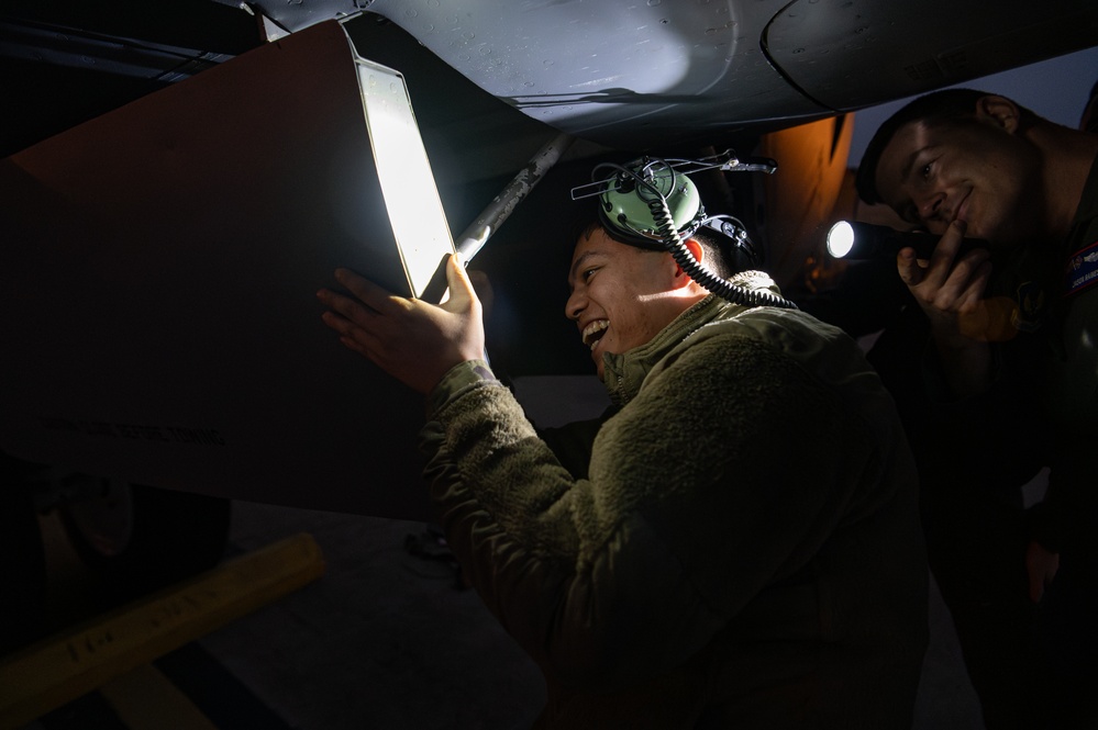 351st ARS Refuels NATO AWACS
