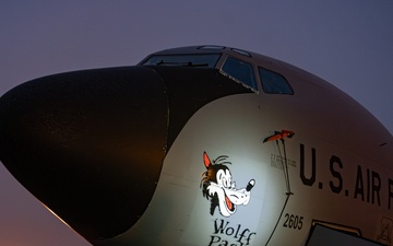 351st ARS Refuels NATO AWACS