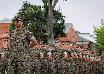 Commandant, Gen. Eric Smith attends OCS graduation ceremony at MCB Quantico