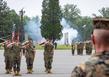 Commandant, Gen. Eric Smith attends OCS graduation ceremony at MCB Quantico