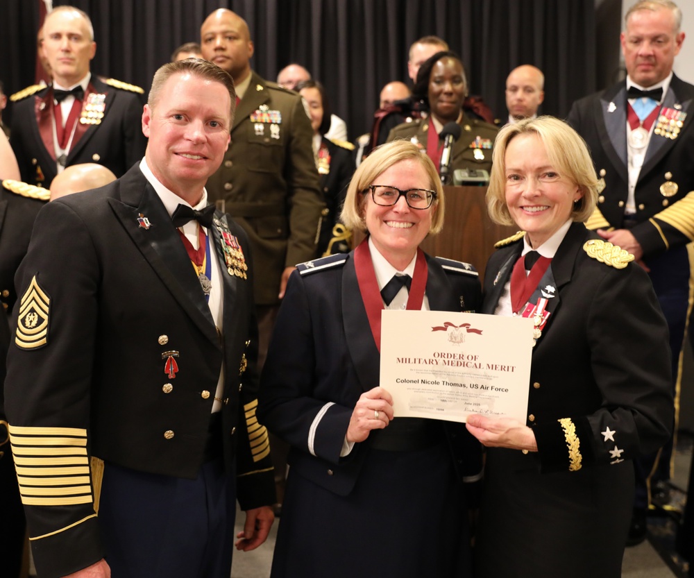 U.S. Army Order of Military Medical Merit bestowed upon Air Force Officer