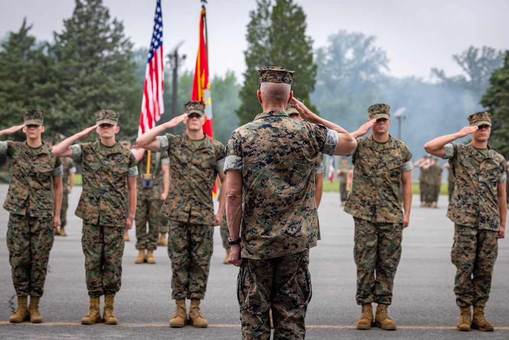 Commandant, Gen. Eric Smith attends OCS graduation ceremony at MCB Quantico