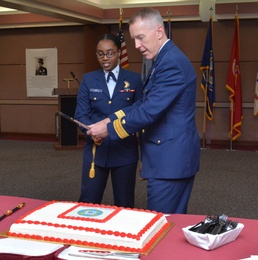 Coast Guard Leaders Celebrate Service's 225th Birthday at Cybercom Headquarters