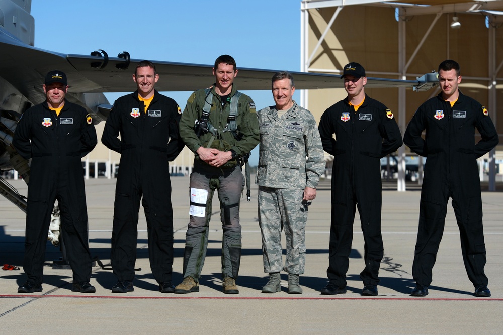 Air Force Viper Demo Team Pilots Certified for Heritage Flight