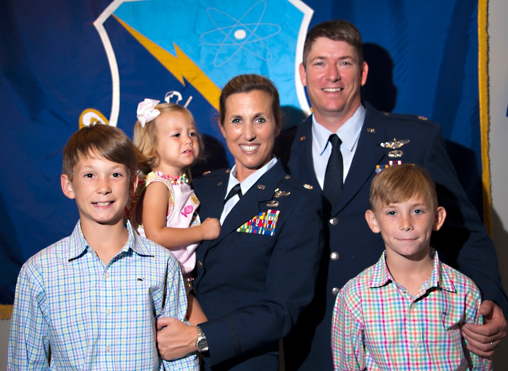 Air Force Family Celebrates Change of Command