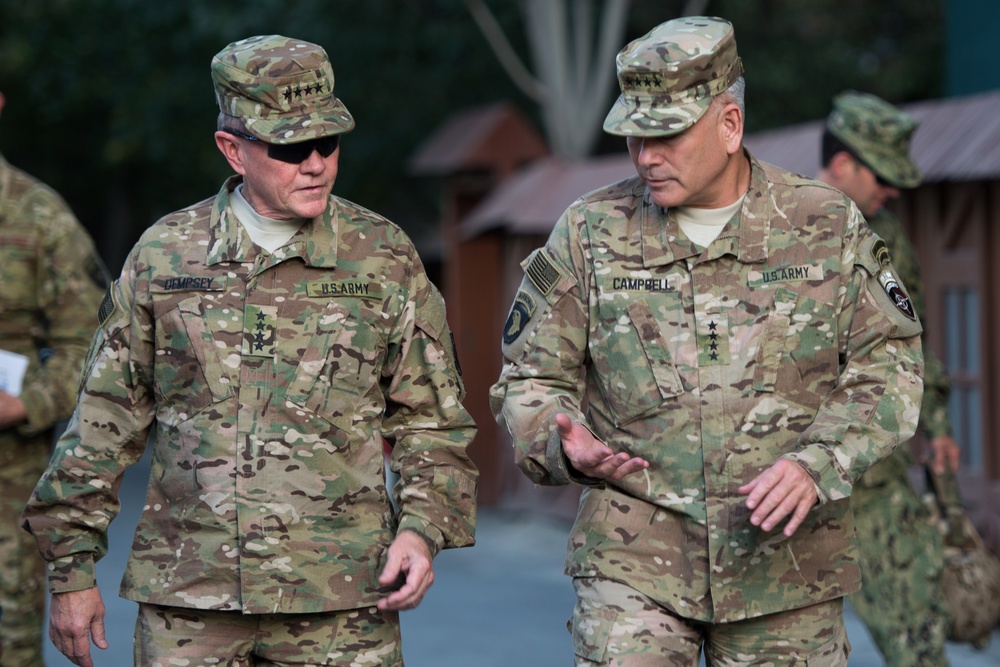 Top U.S. Military Leaders Meet in Kabul to Discuss Afghanistan Mission