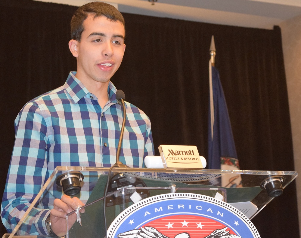 Home-Schooled Military Child Speaks at Scholarship Luncheon