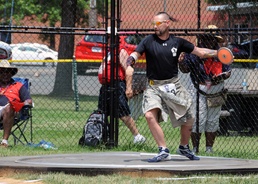 Army Veteran Competes in Discus at Warrior Games