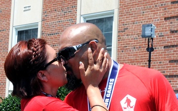 Marine Veteran Honored at Warrior Games