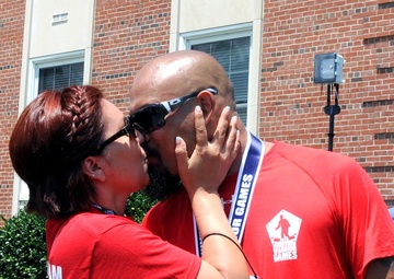 Marine Veteran Honored at Warrior Games