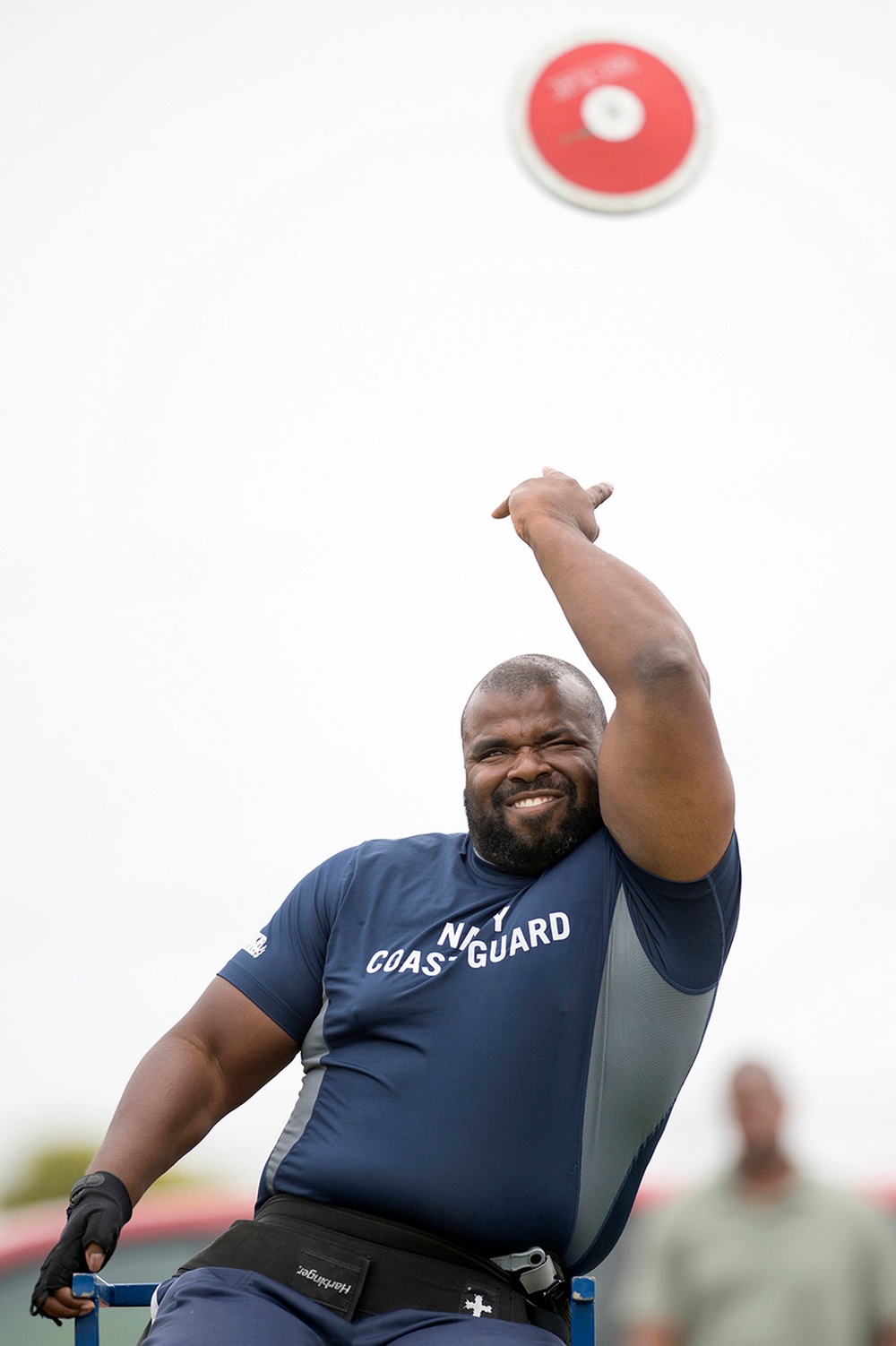 Retired Coast Guard Lt. Sancho Johnson Competes in Discus at DoD Warrior Games Trials