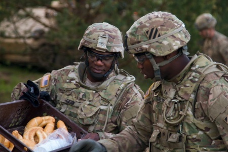 Army Supply Specialists Deliver Food to Soldiers Training in Poland