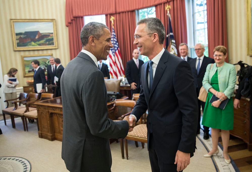 Obama, Stoltenberg Discuss NATO Priorities at White House Meeting