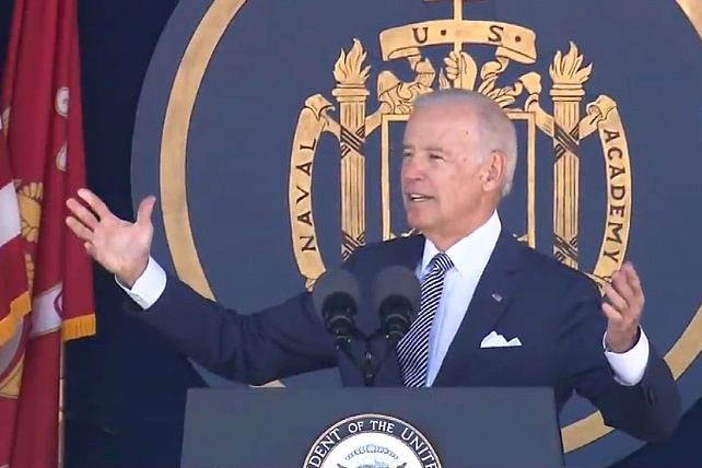 Biden Delivers Naval Academy Commencement Address