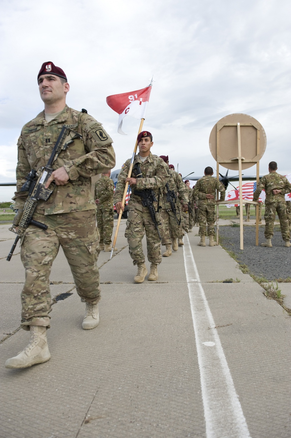 U.S. Paratroopers Arrive in Georgia for Joint Military Exercise