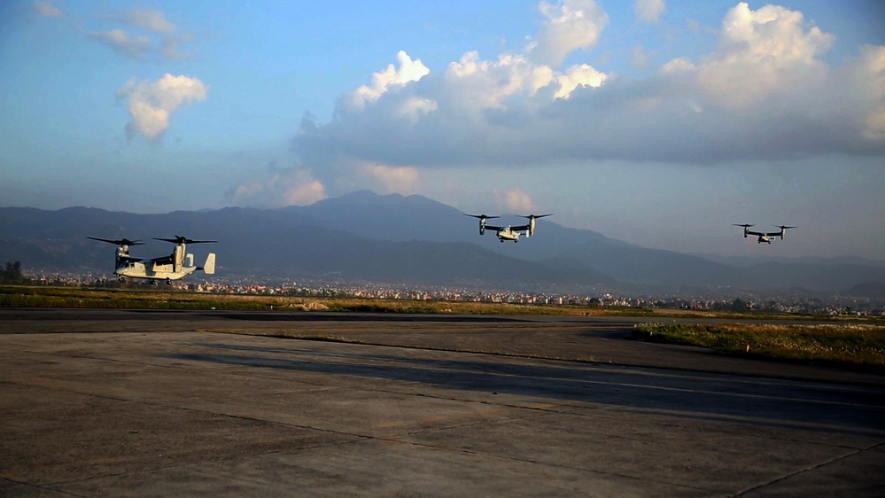 U.S. Marines Deliver Aid to Nepal After Devastating Earthquake
