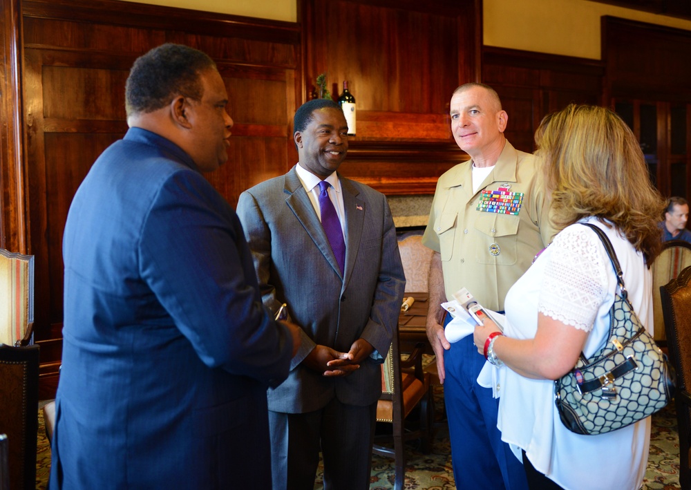Jacksonville Mayor, Marine Corps Sergeant Major Attend Military Appreciation Ceremony at PGA Tour Event