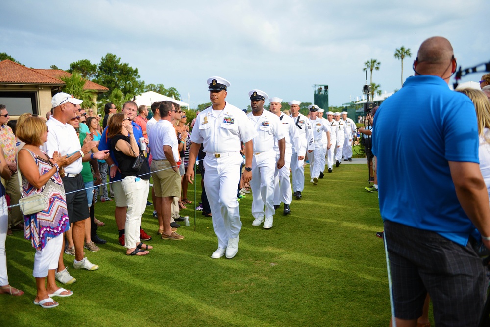 Sailors Participate in Military Appreciation Day at PGA Tour Event