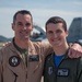 Marine, Air Force Pilots Pose Together During Exercise in South Korea