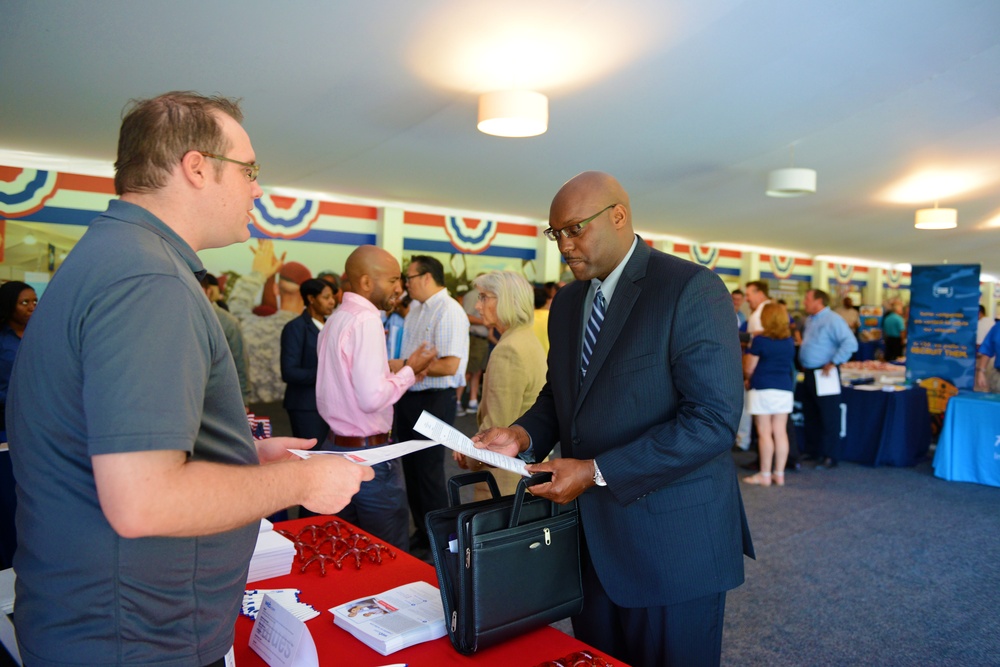 Retired Navy Lieutenant Seeks New Opportunities at Military Job Fair