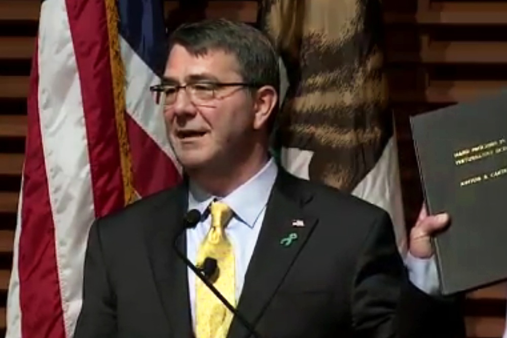 Defense Secretary Ash Carter Discusses Pentagon's Cyber Strategy and Innovation at Stanford