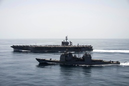 U.S. Navy Warships Conduct Maritime Security Operations in Arabian Sea