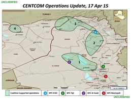 U.S. Central Command Maps Anti-ISIS Operations Across Middle East