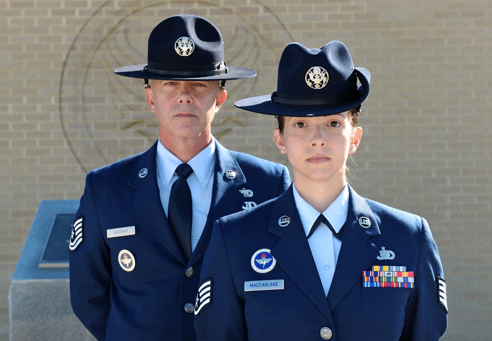 Father-Daughter Duo Serve as Military Training Instructors