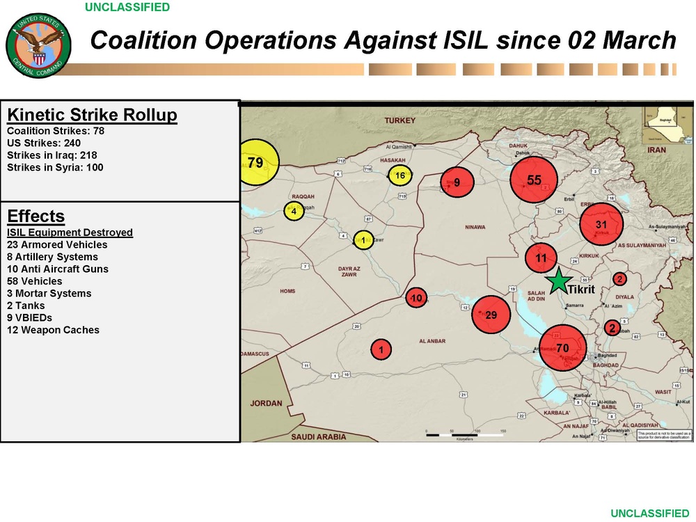 Coalition Intensifies Airstrikes Against ISIL Targets