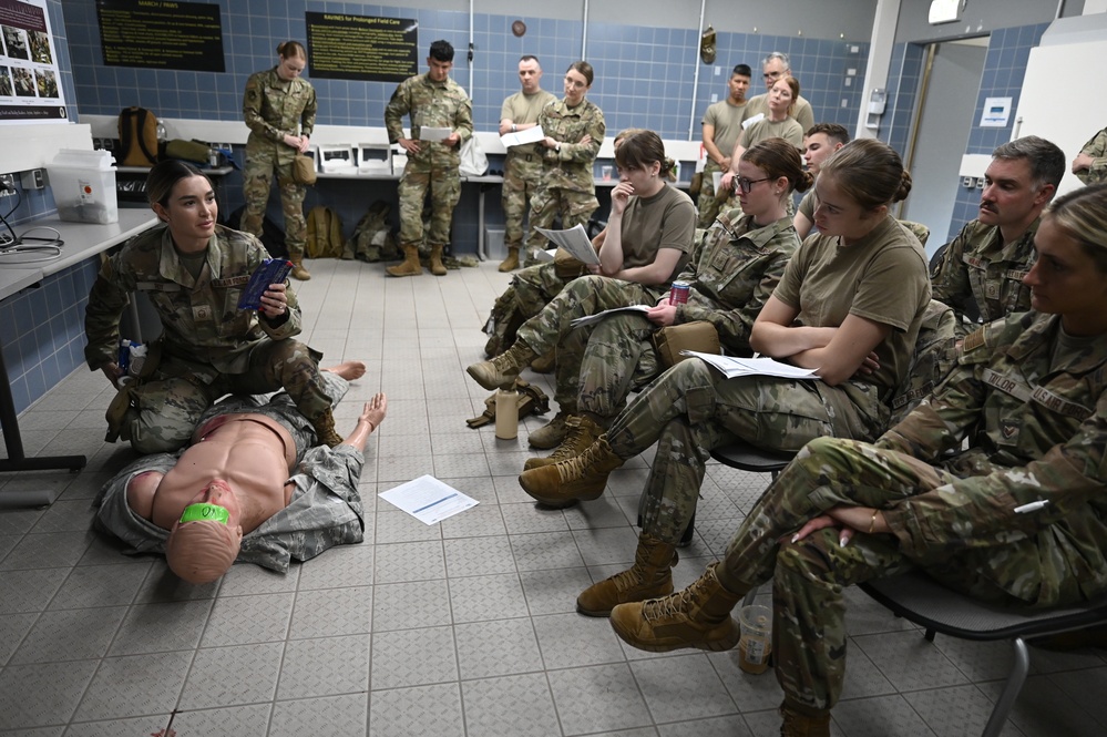 NH Airmen complete combat lifesaver training in Germany