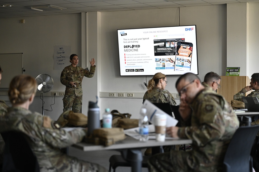 NH Airmen complete combat lifesaver training in Germany
