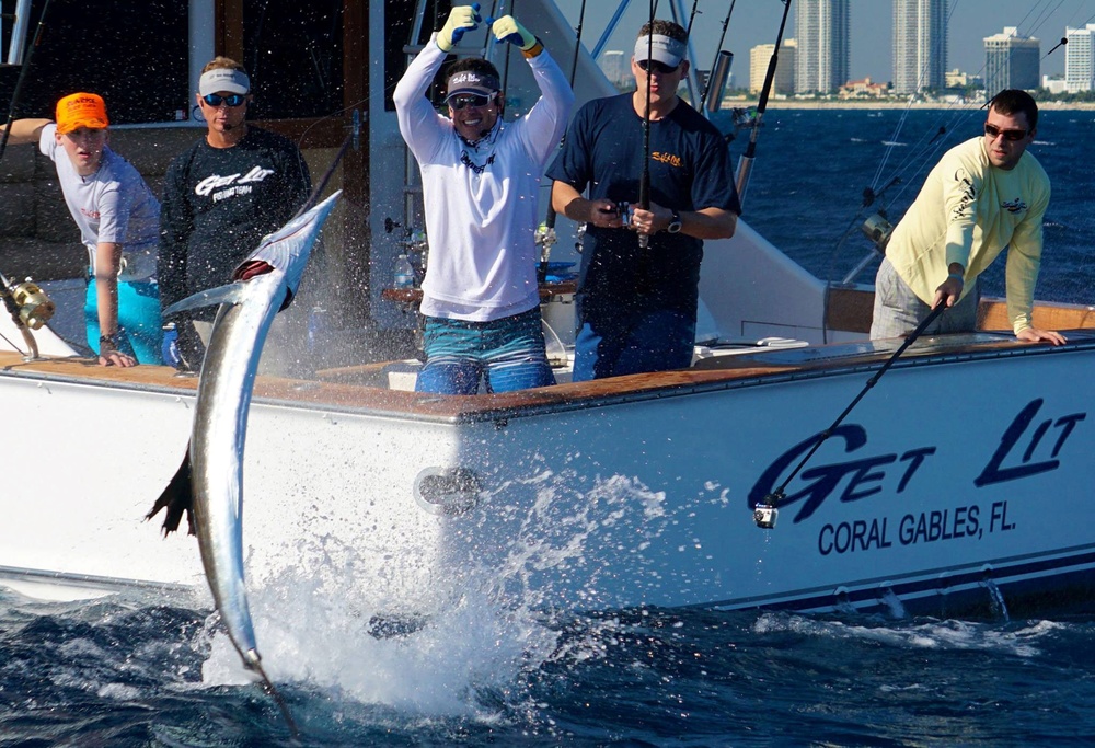 Florida National Guard Major Lands Sailfish with Son on Fishing Show