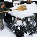 Virginia National Guard Troops Clear Snow from Humvees Ahead of Winter Storm