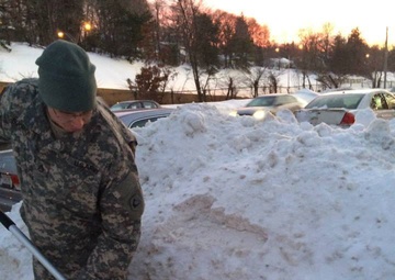 Guardsmen From Maine, Vermont Help Massachusetts Dig Out