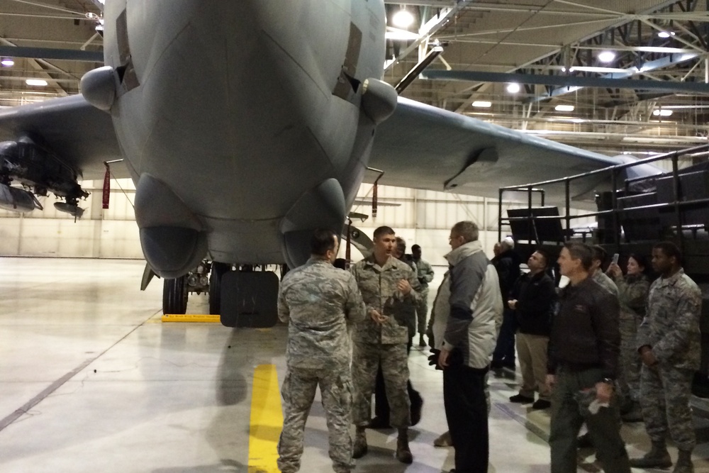 Deputy Defense Secretary Visits Minot Air Force Base, Meets with Nuclear Enterprise Airmen