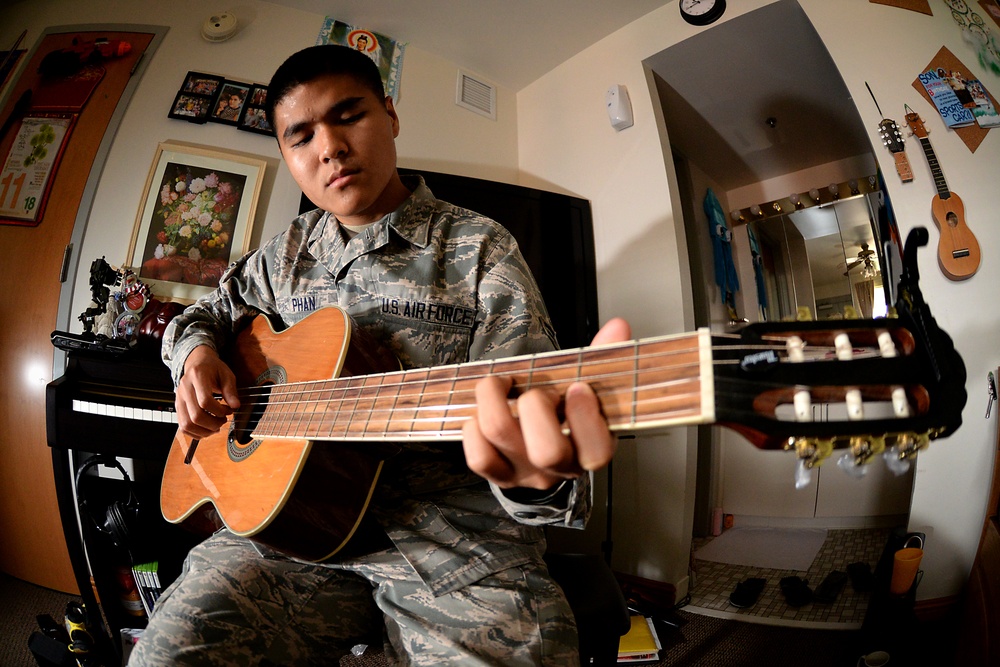Airman Finds Solace in Music at Scott Air Force Base