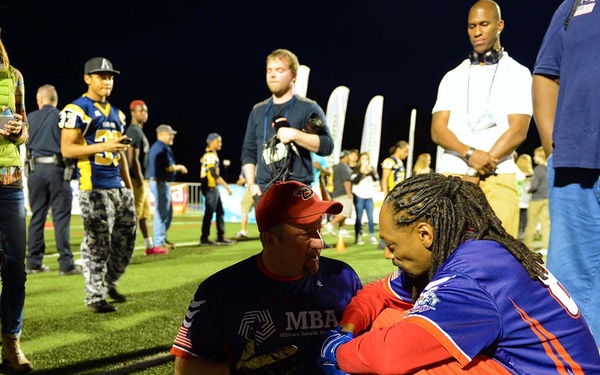 Snoop Dogg Supports Wounded Warriors at Charity Flag Football Game