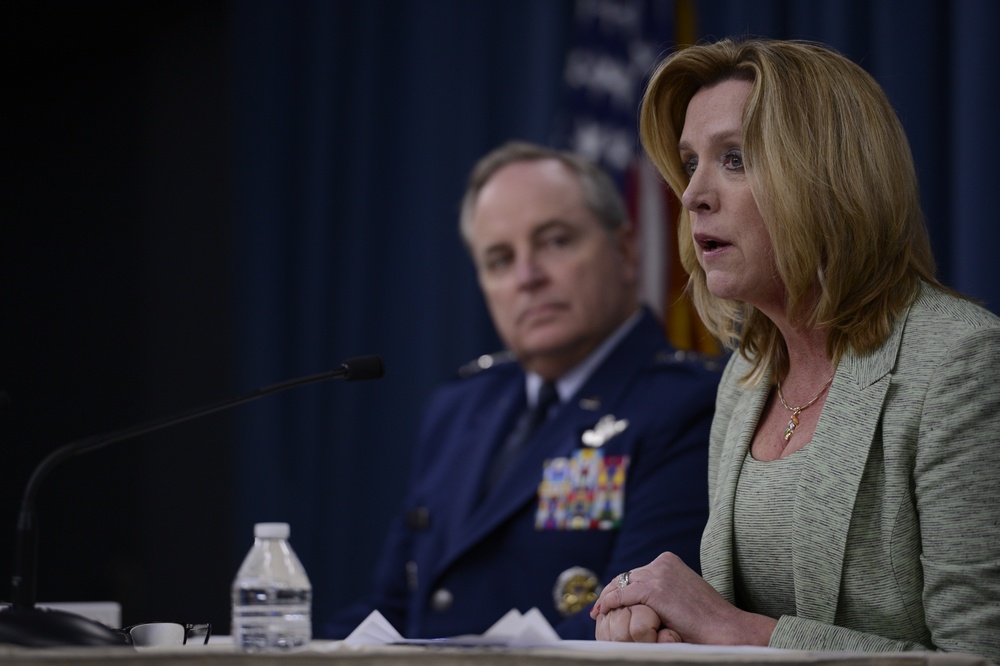 Air Force Leaders Discuss State of the Force at Pentagon Briefing
