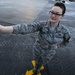 Air Force Weather Forecaster Measures Wind and Temperature at Alaskan Airfield