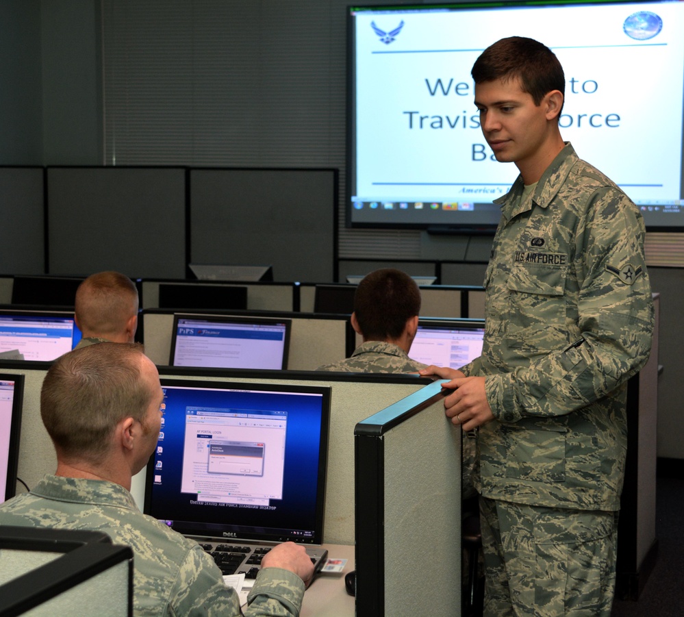 Dual Citizen Airman Assists Service Member with Travel Voucher