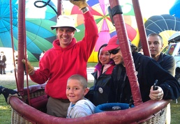 Air Force Major Soars High with Balloon Festival Friends