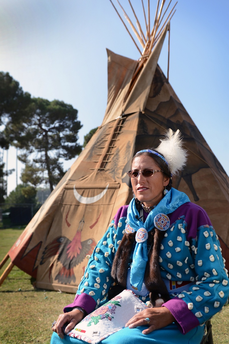 Retired Navy Chief Petty Officer Participates in Veterans Pow Wow