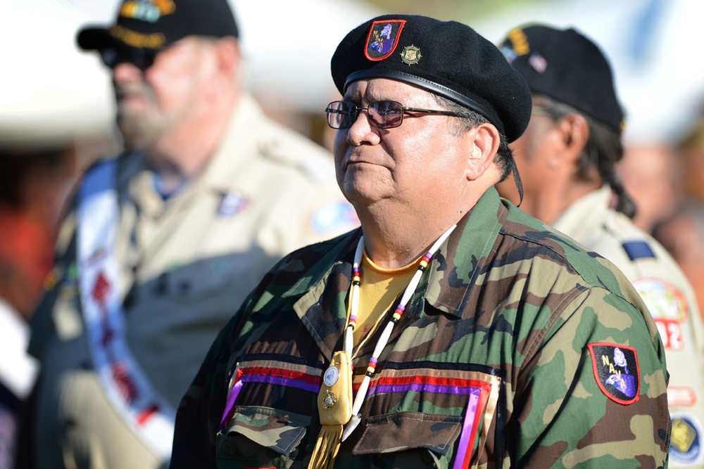 Marine Corps Veteran from White Mountain Apache Tribe Participates in Native American Veterans Pow Wow