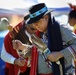 Native American Veteran Participates in Gourd Dance at Annual Pow Wow